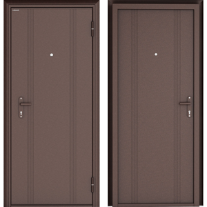 Дверь входная металлическая Doorhan Эко 98x205 см правая цвет антик медь