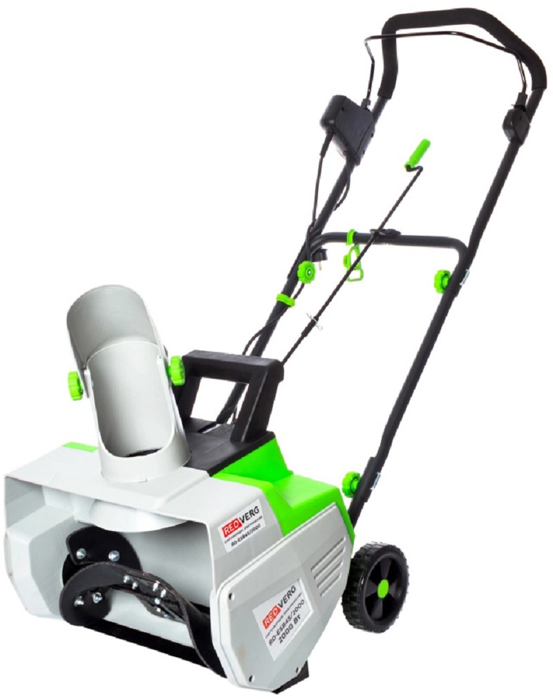 Изображение товара Электрический снегоуборщик REDVERG RD-ESB45/2000 45 см 2000 Вт для легкого снега