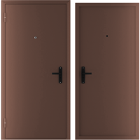 Изображение товара Входная металлическая дверь Start ЛМ 85x205 левая коричневая