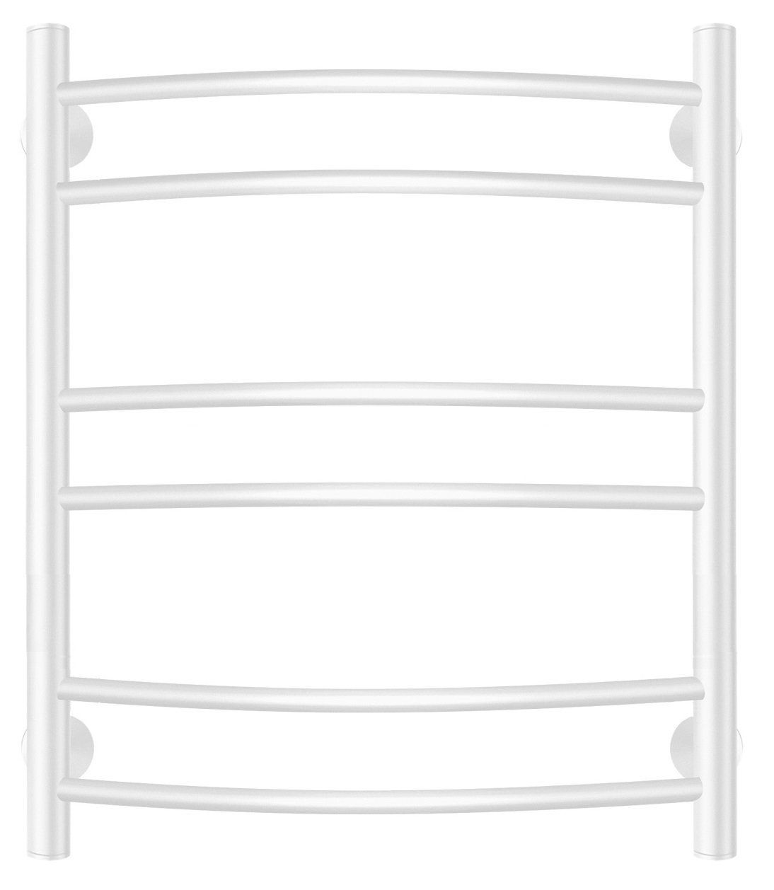 Изображение товара Полотенцесушитель электрический Secado Милан 2 правый 500x600 мм 300 Вт с терморегулятором лесенка цвет белый матовый