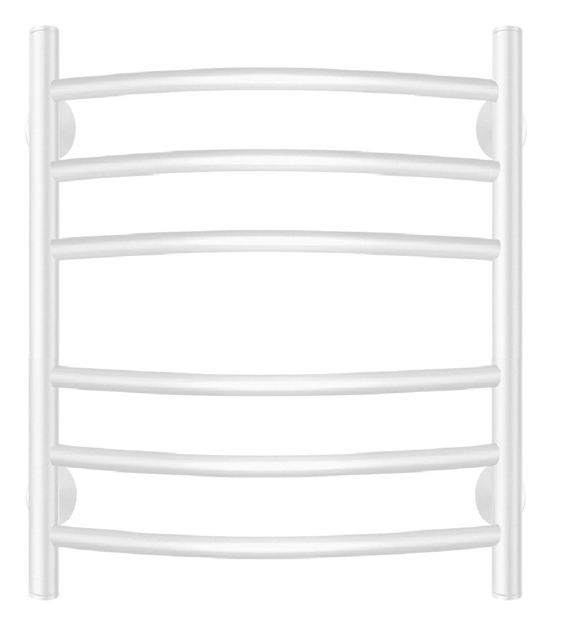 Изображение товара Полотенцесушитель электрический Secado Милан 3 левый 500x600 мм 300 Вт с терморегулятором лесенка цвет белый матовый