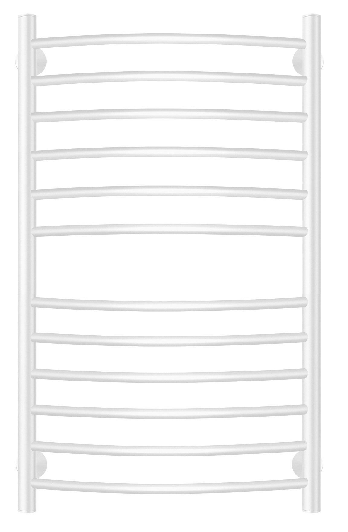 Изображение товара Полотенцесушитель электрический Secado Милан 4 правый 500x1000 мм 300 Вт с терморегулятором лесенка цвет белый матовый