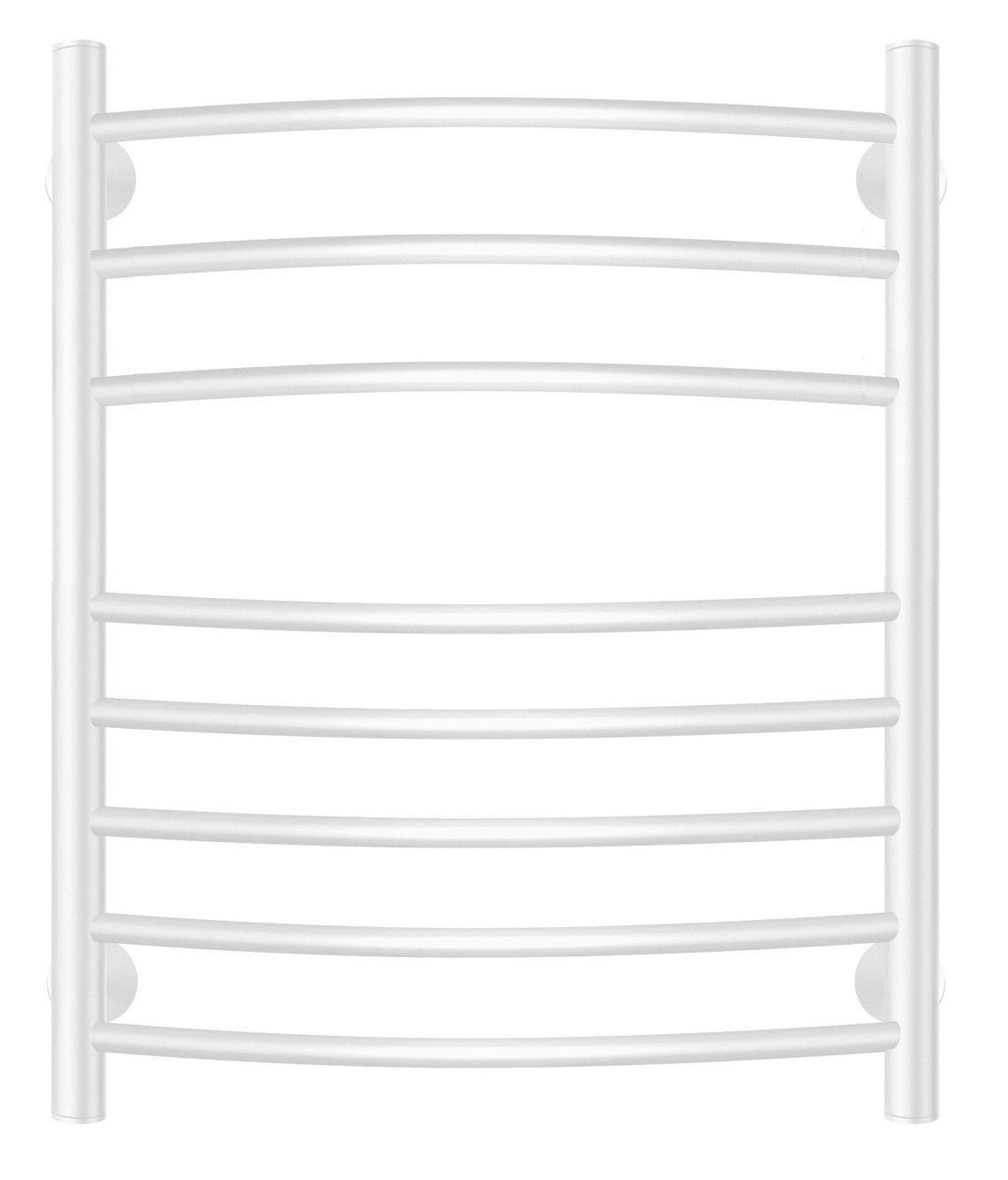 Изображение товара Полотенцесушитель электрический Secado Милан 5 правый 500x800 мм 300 Вт с терморегулятором лесенка цвет белый матовый