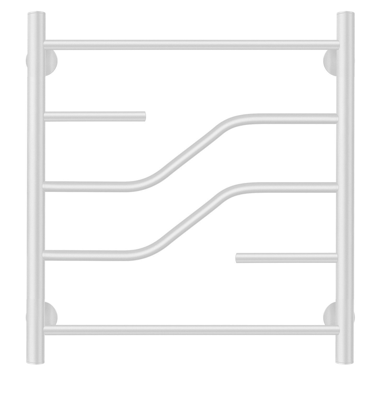 Изображение товара Полотенцесушитель электрический Secado Риволи правый 500x600 мм 300 Вт с терморегулятором лесенка цвет белый матовый