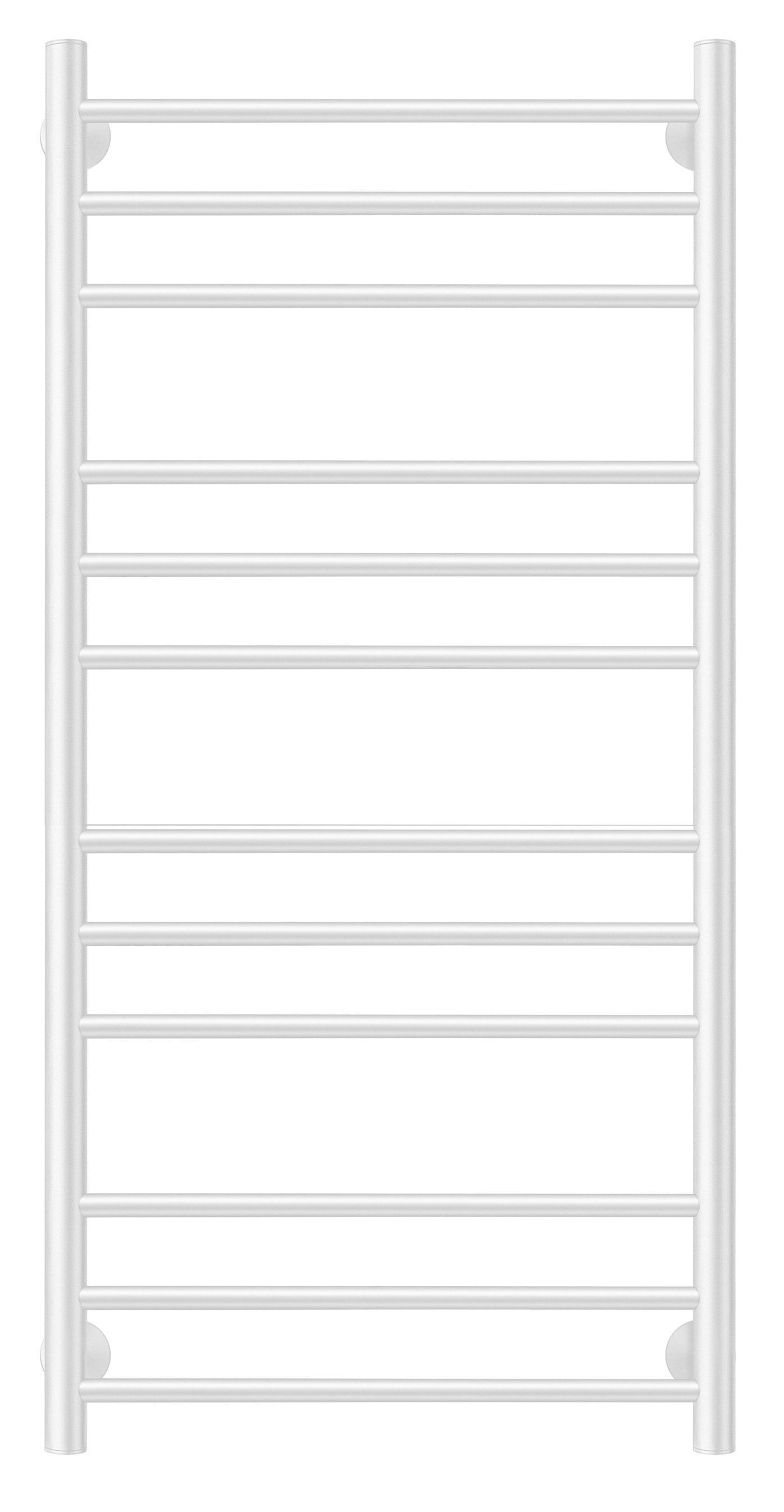 Изображение товара Полотенцесушитель электрический Secado Триада 3 левый 500x1000 мм 300 Вт с терморегулятором лесенка цвет белый матовый