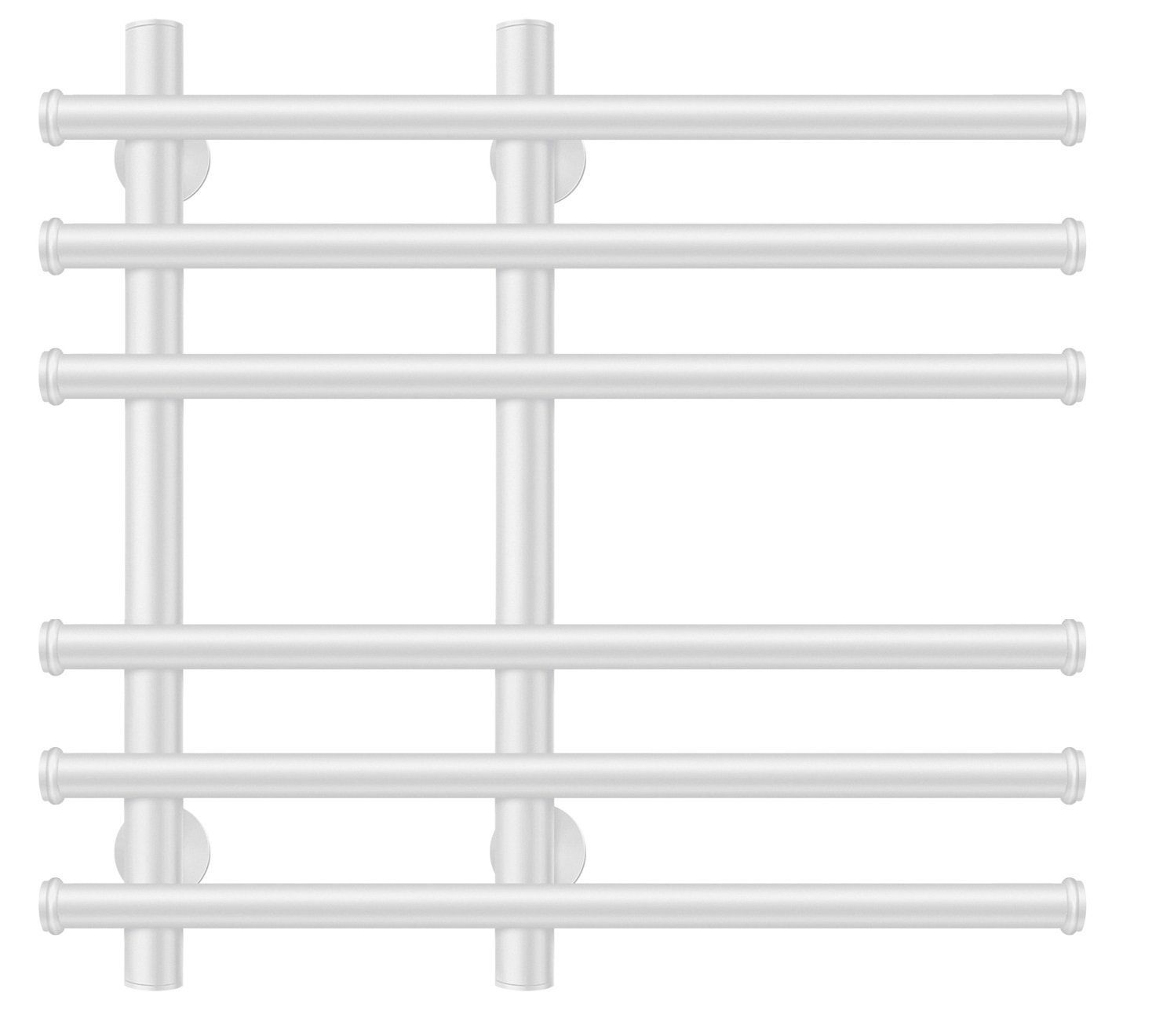 Изображение товара Полотенцесушитель электрический Secado Турин 3 правый 500x600 мм 300 Вт с терморегулятором лесенка цвет белый матовый