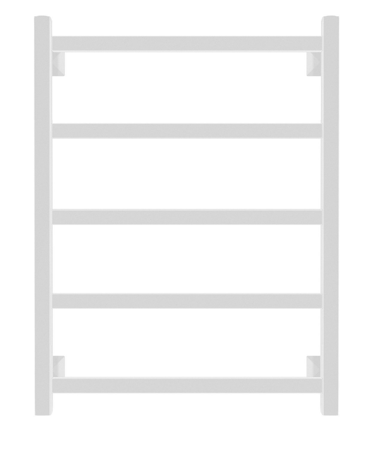 Изображение товара Полотенцесушитель электрический Secado Корсико 1 левый 500x600 мм 300 Вт с терморегулятором лесенка цвет белый матовый