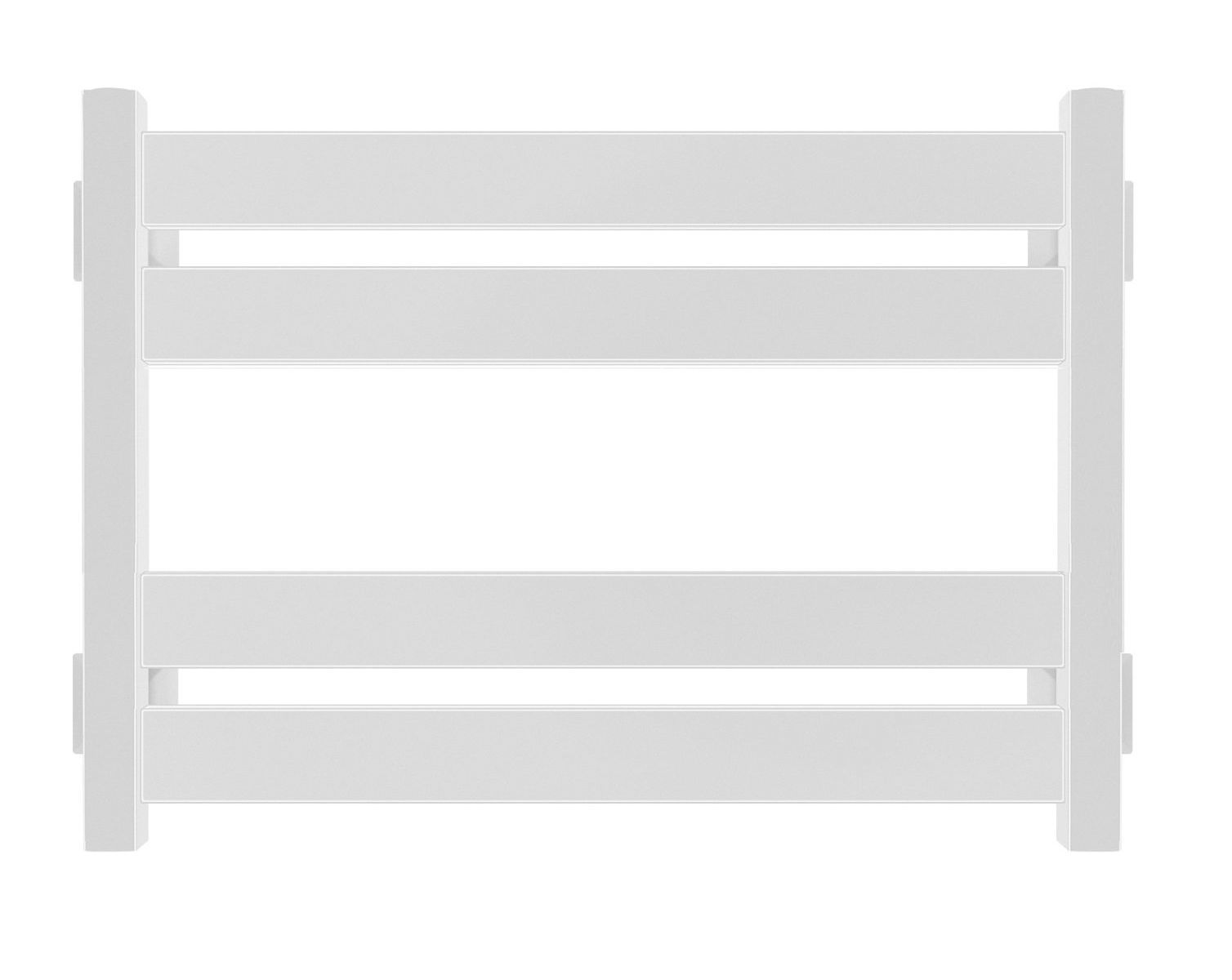 Изображение товара Полотенцесушитель электрический Secado Комано 3 левый 500x600 мм 300 Вт с терморегулятором лесенка цвет белый матовый