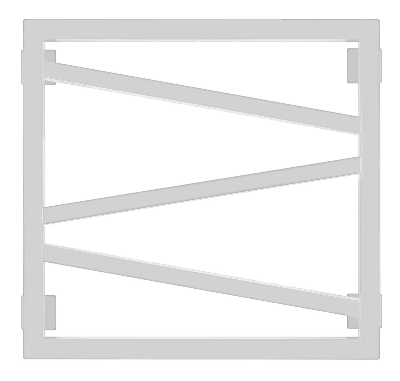 Изображение товара Полотенцесушитель электрический Secado Мирано правый 600x600 мм 300 Вт с терморегулятором лесенка цвет белый матовый