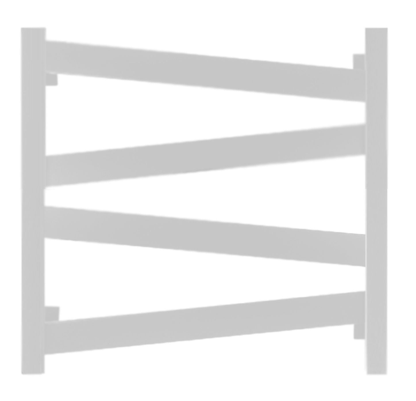 Изображение товара Полотенцесушитель электрический Secado Мирано плюс правый 600x600 мм 300 Вт с терморегулятором лесенка цвет белый матовый