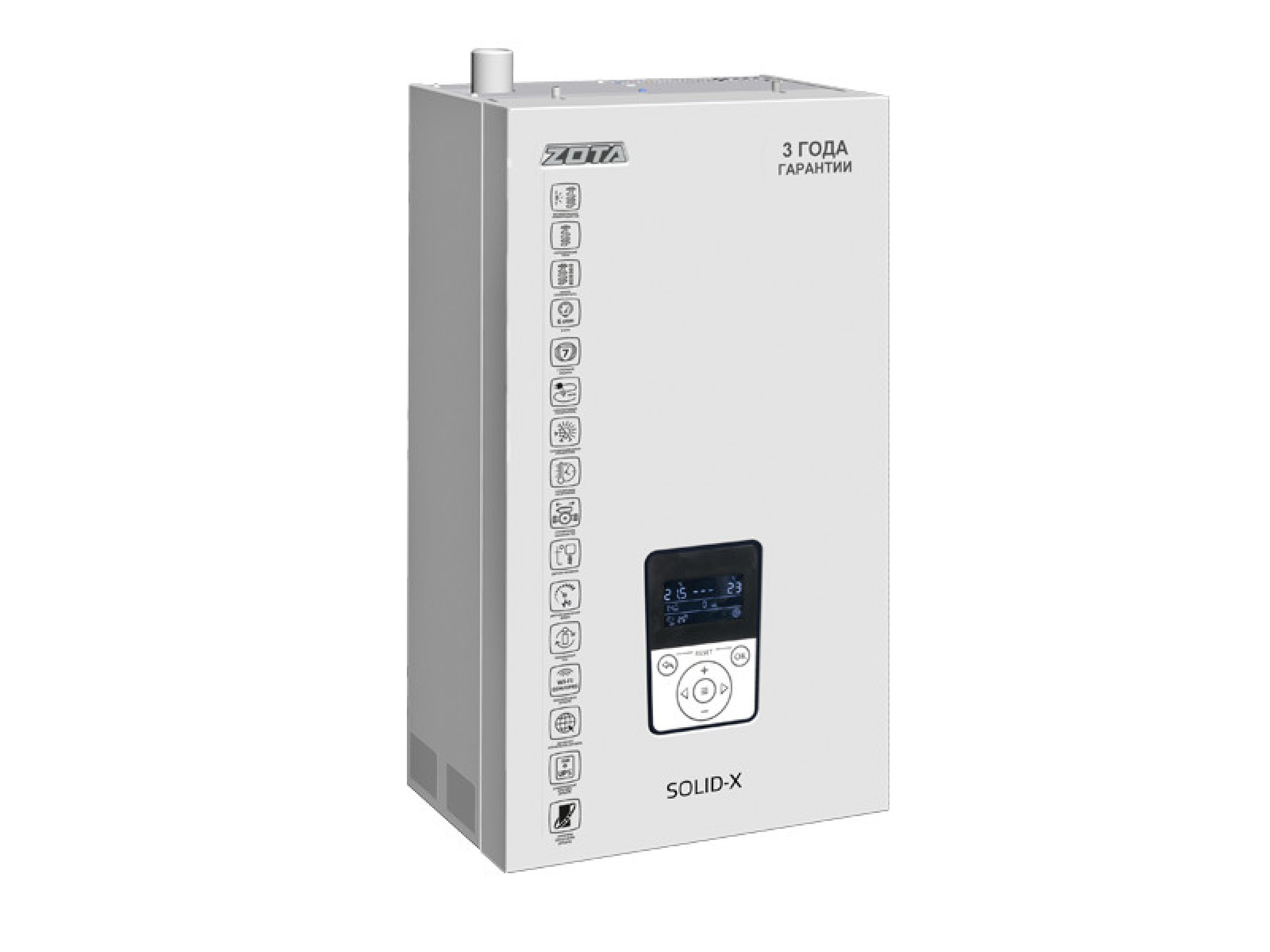 Изображение товара Электрический котел Zota Solid-X 133 кВт настенный с регулятором