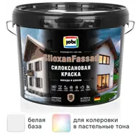 Изображение товара Фасадная краска JOBI Siloxanfassad матовая 10 л для наружных работ