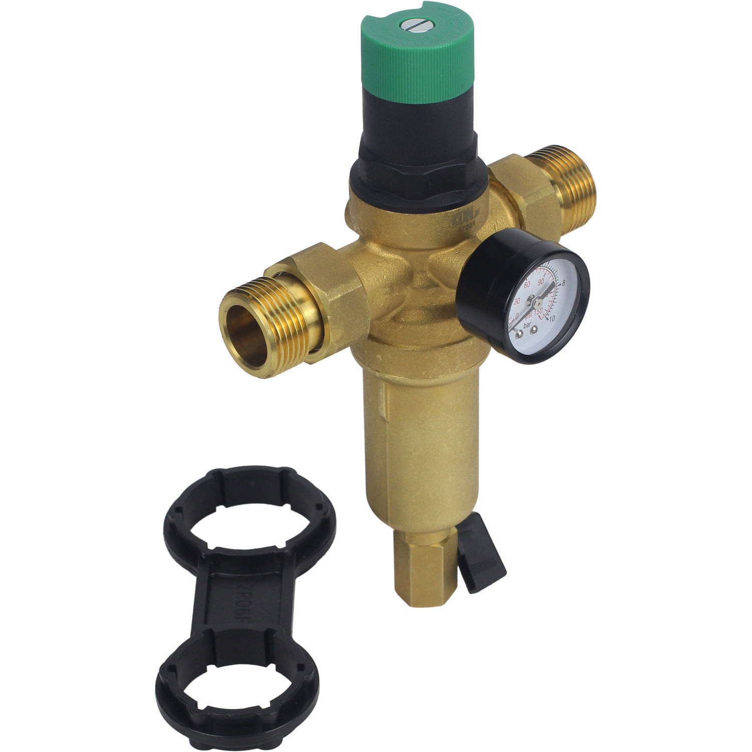 Изображение товара Промывной фильтр DN.RU ФСПТ-Л-304-T 1/2" НР 100 мкм латунь