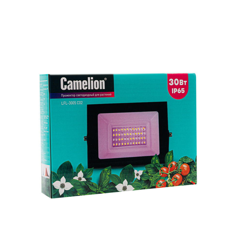 Изображение товара Фитопрожектор CAMELION 15835 30 Вт красно-синий спектр для рассады