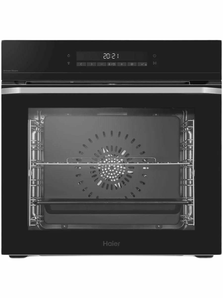 Изображение товара Электрическая плита с духовкой Haier HOQ-P16AS5GB 59.5x59.5x56.7 см цвет черный