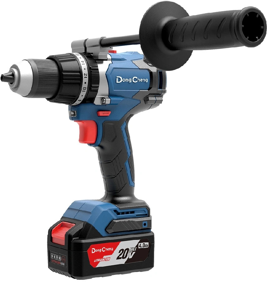 Изображение товара Дрель-шуруповерт аккумуляторная ударная DongCheng DCJZ03-13 20 В Li-Ion