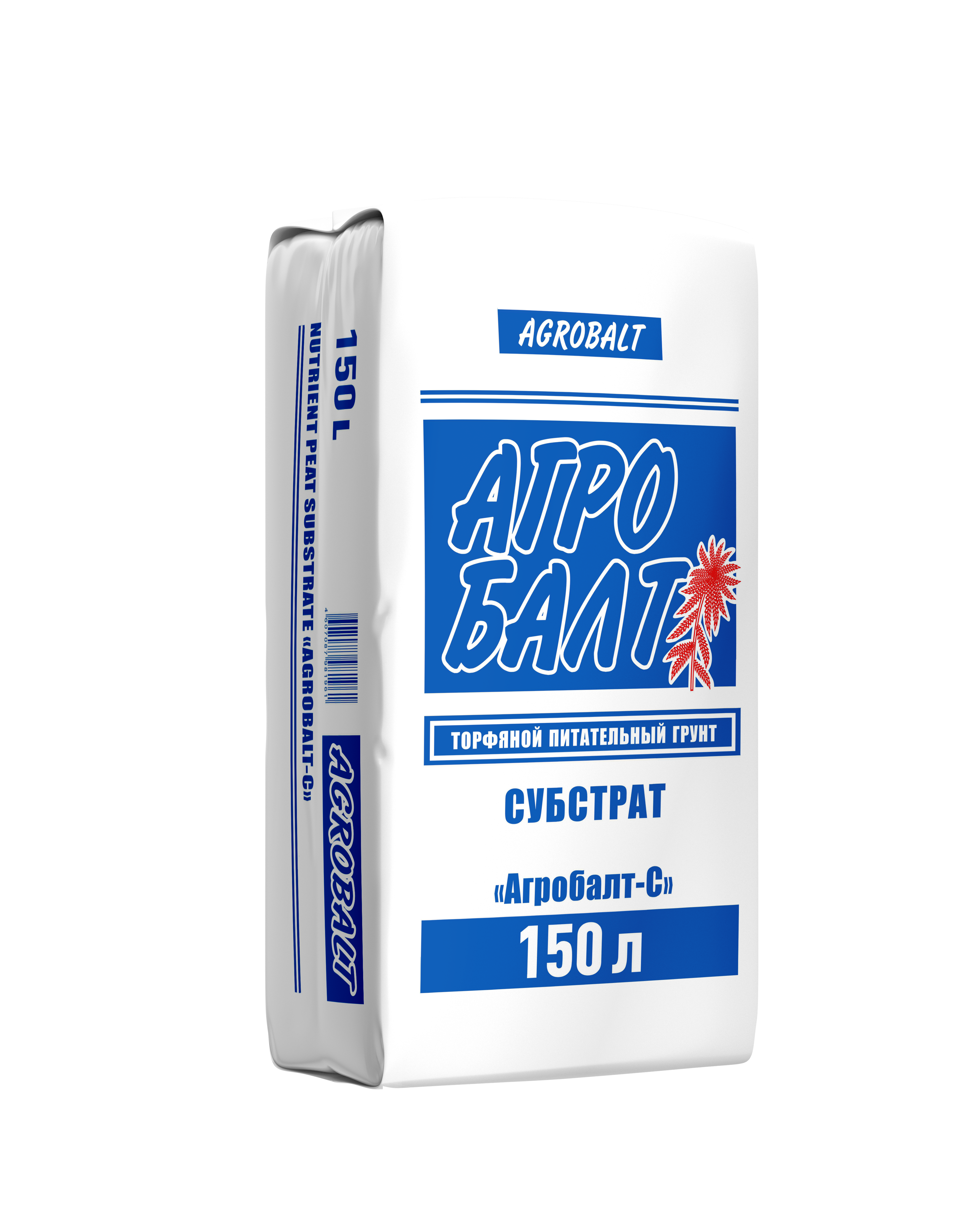 Изображение товара Торфяной субстрат Агробалт С универсальный 150 л для рассады и растений
