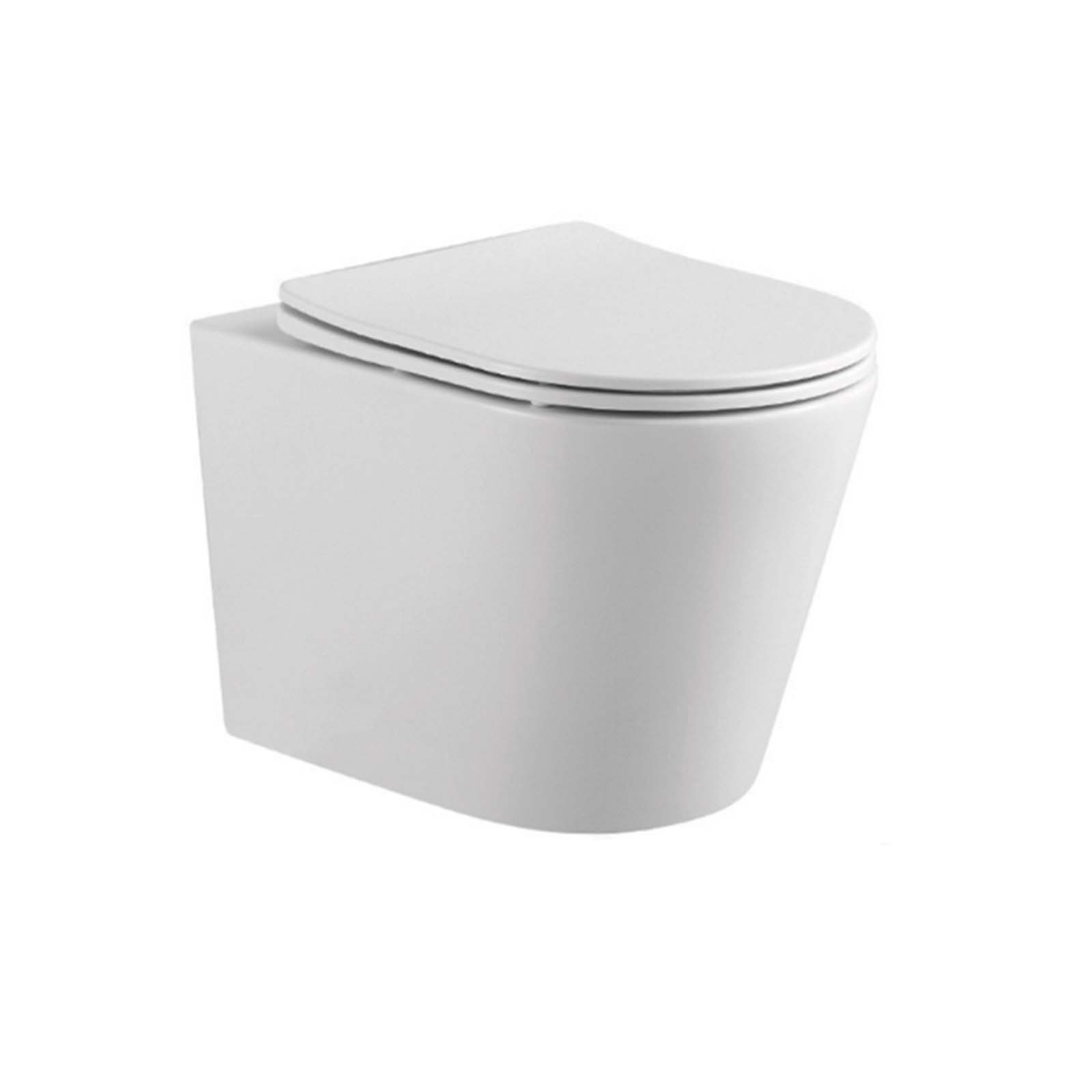 Изображение товара Унитаз-компакт подвесной безободковый Aquatek ВЕГА AQ1904T-00 490x360x320 с сиденьем Soft Close смыв Торнадо