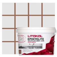 Изображение товара Эпоксидная затирка Litokol Epoxy Elite E.12 цвет табачный 2 кг