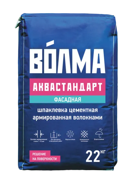 Изображение товара Шпаклевка Волма Аквастандарт 22 кг