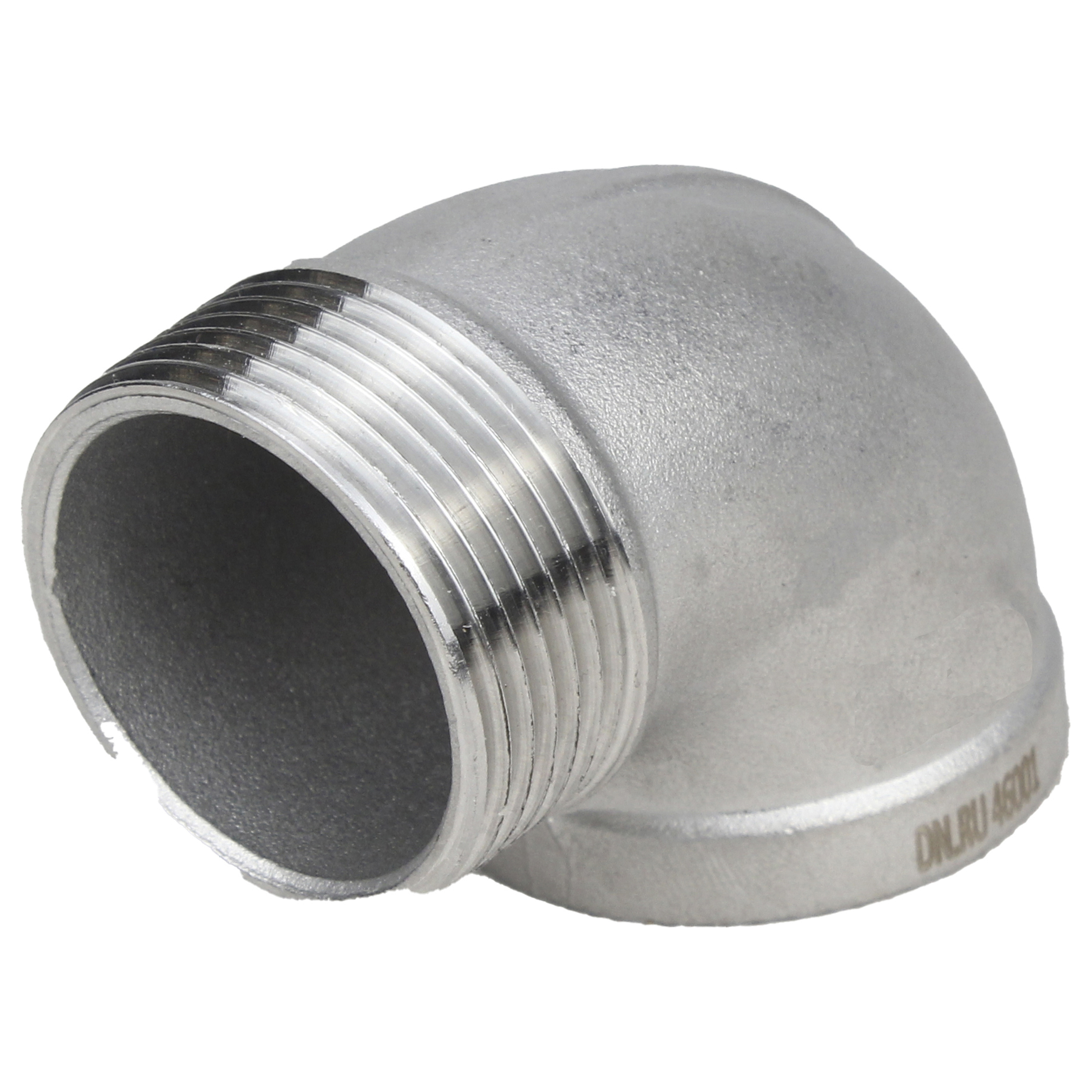Изображение товара Отвод 90° DN.RU 1/2" ВР-НР нержавеющая сталь D270-16877