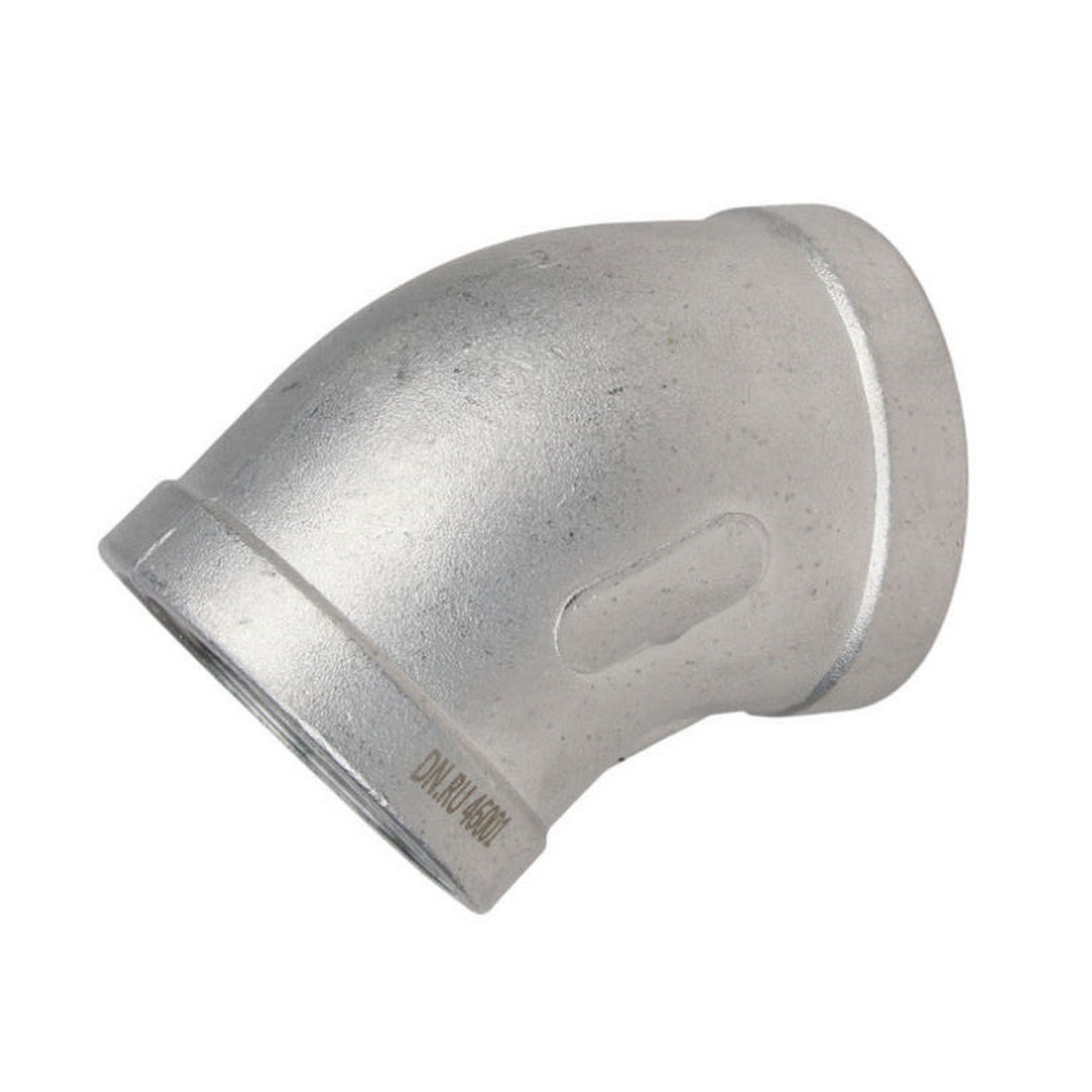 Изображение товара Отвод 45° DN.RU 1 1/2" ВР нержавеющая сталь D270-16919