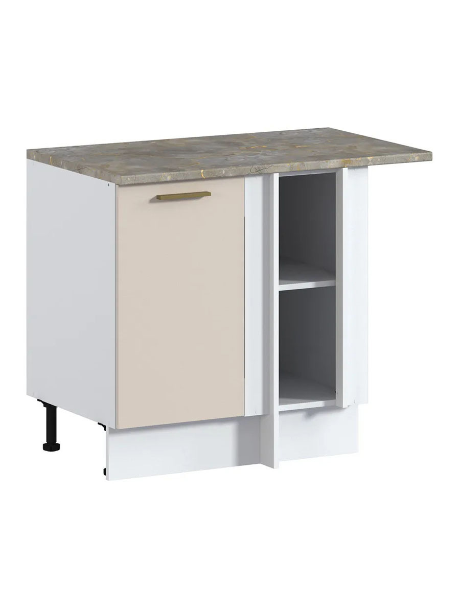 Изображение товара Кухонный модуль напольный СОРЕНТО 100x85.6x60 см светло-серый ЛДСП