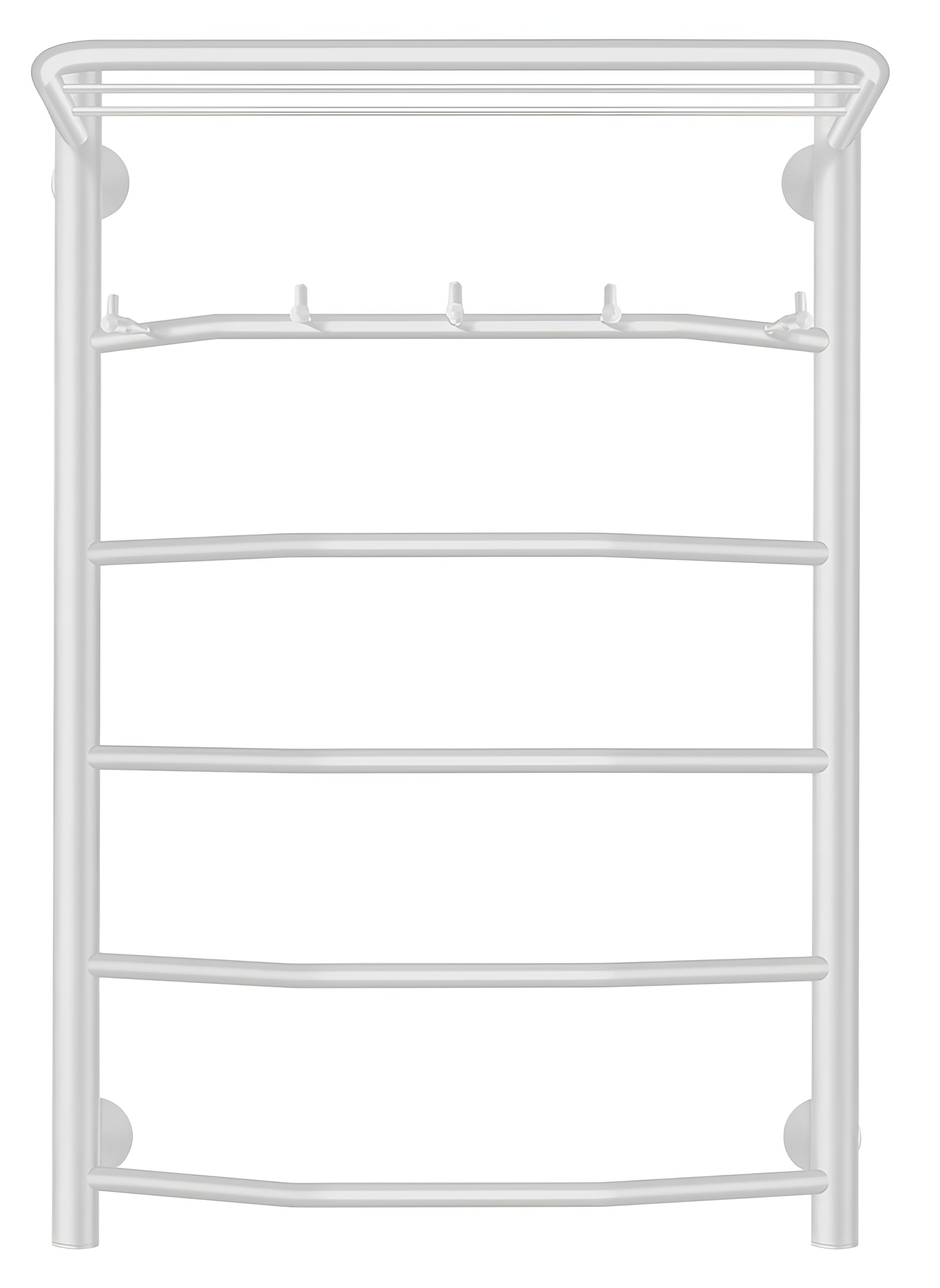 Изображение товара Полотенцесушитель водяной Secado Агата 1 КСП 800x400 мм белый матовый нержавеющая сталь