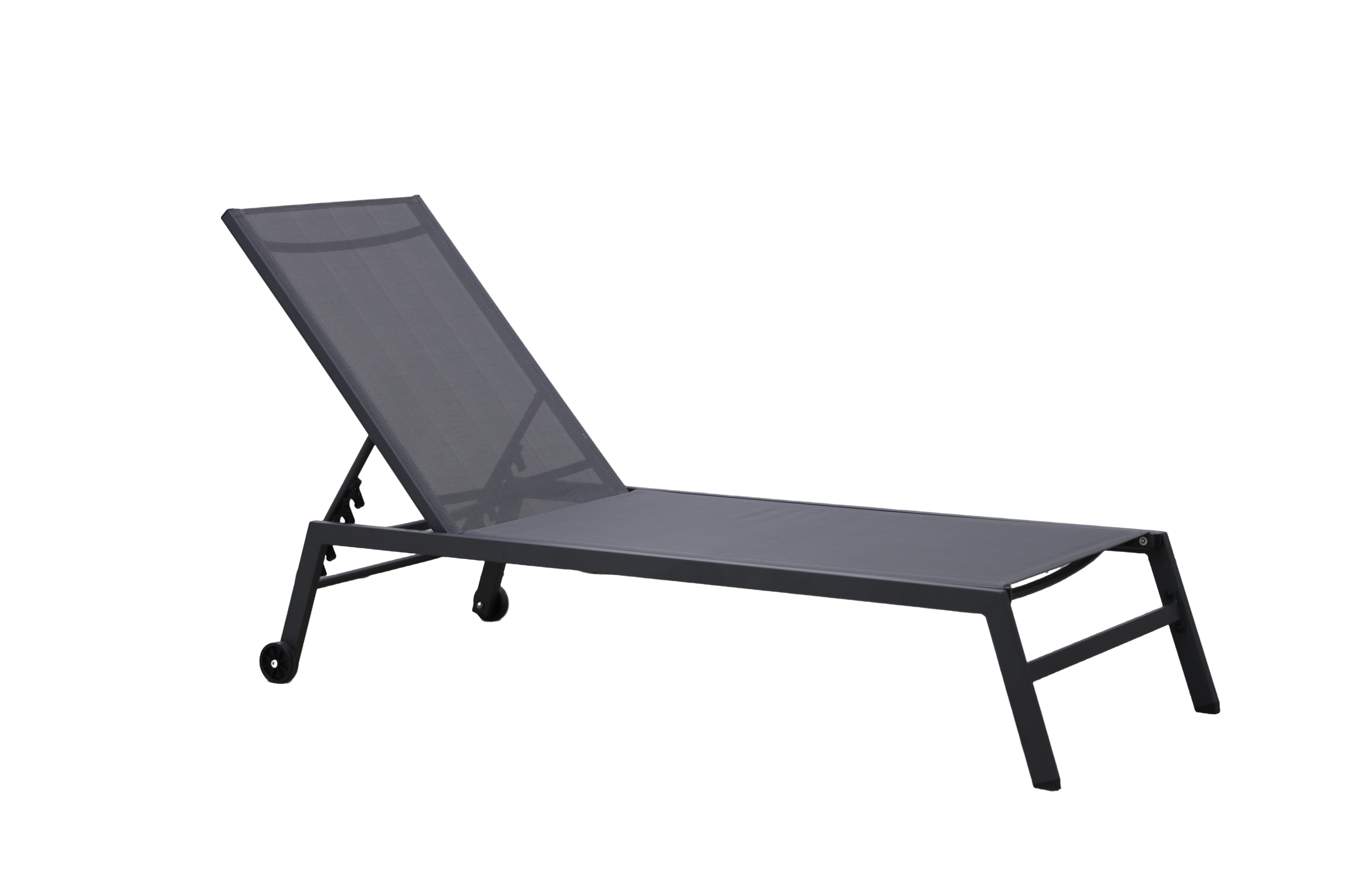 Изображение товара Шезлонг BEGINIA Lyra 200x68x31 см алюминий серый