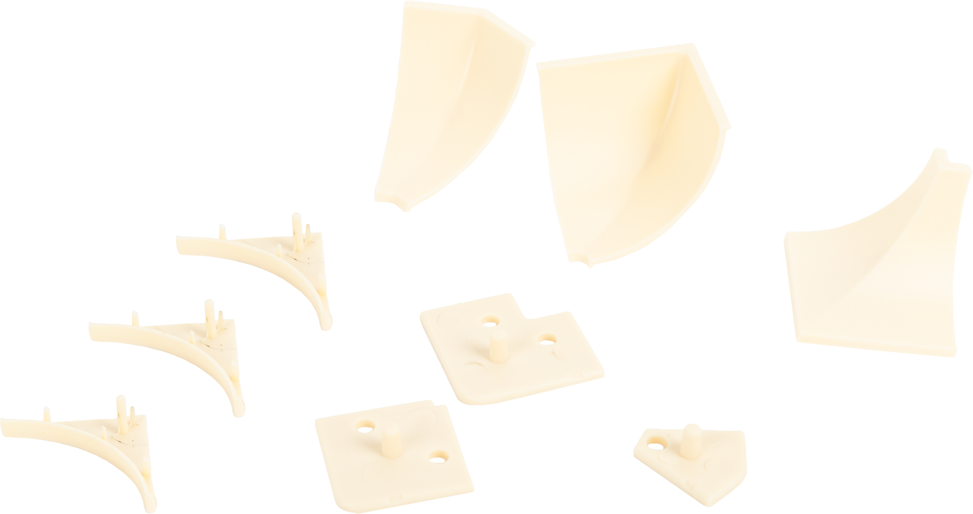 Изображение товара Заглушка для плинтуса ПВХ ванильный набор 6 шт