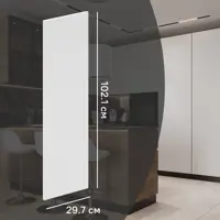 Изображение товара Фасад София белый 29.7x102.1 см, ЛДСП, ПЭТ 18 мм