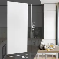 Изображение товара Фальшпанель для кухонных шкафов Токио 58x137.3 см Delinia ID МДФ белая