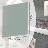 Изображение товара Фальшпанель для кухонного шкафа Томари 58x76.8 см МДФ голубая