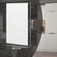 Изображение товара Фасад для кухонного шкафа Инта 44.7x76.5 см Delinia ID МДФ цвет белый