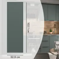 Изображение товара Фасад для кухонного шкафа Инта 32.9x102.1 см Delinia ID МДФ цвет зеленый