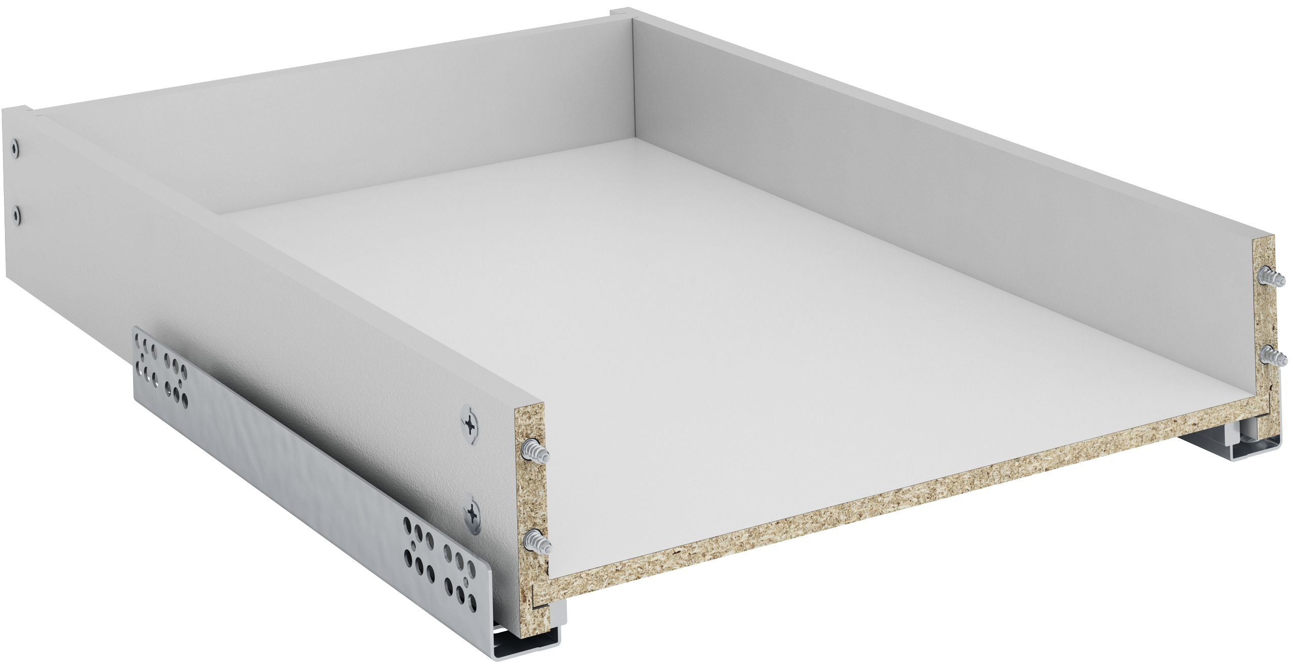 Изображение товара Выдвижной ящик Delinia 35.2x8.1x51.1 см из ЛДСП для кухни серый