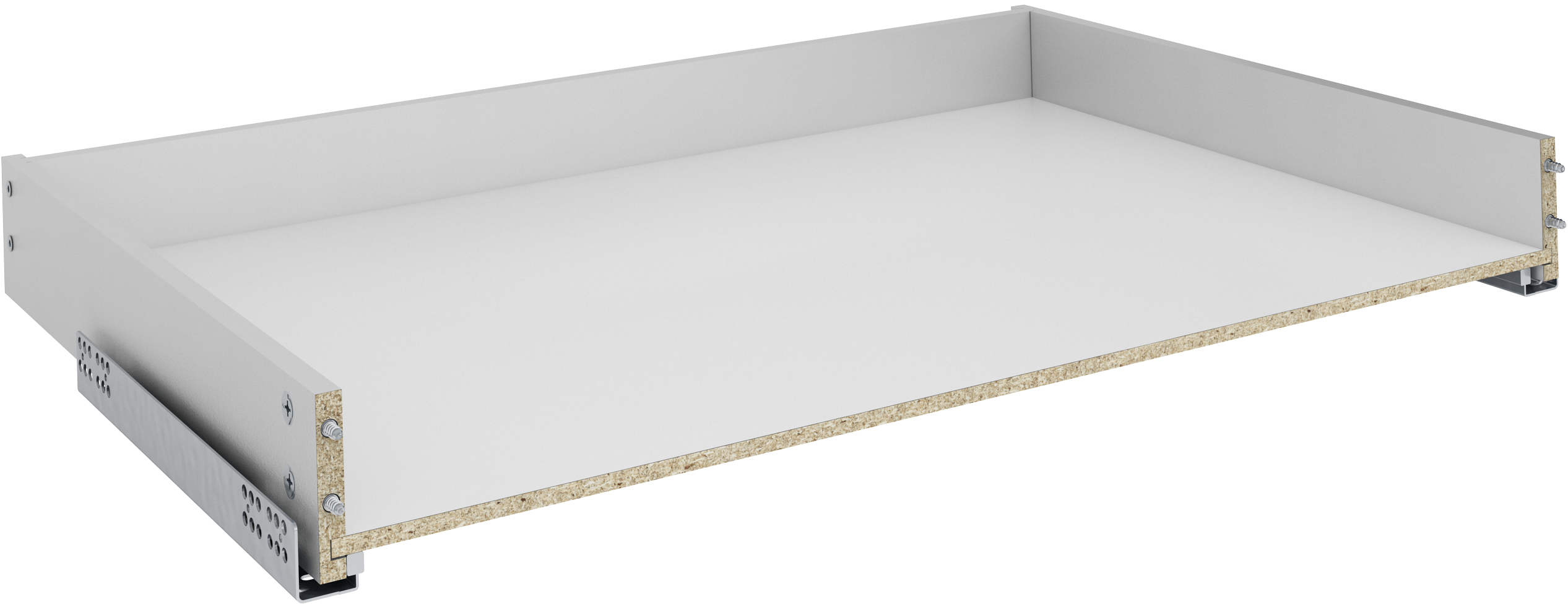 Изображение товара Выдвижной ящик Delinia 75.2x8.1x51.1 см ЛДСП серый с гарантий 5 лет