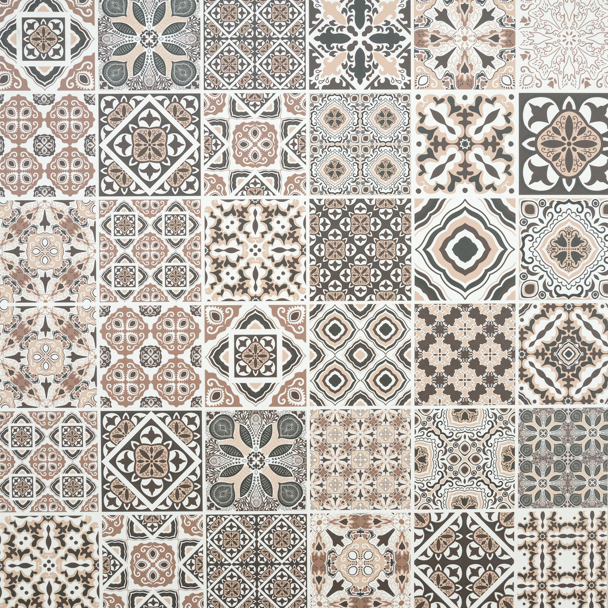 Изображение товара Стеновая панель Пэчворк 240x0.4x60 см из ДВП для кухни бежевый ТРОЯ