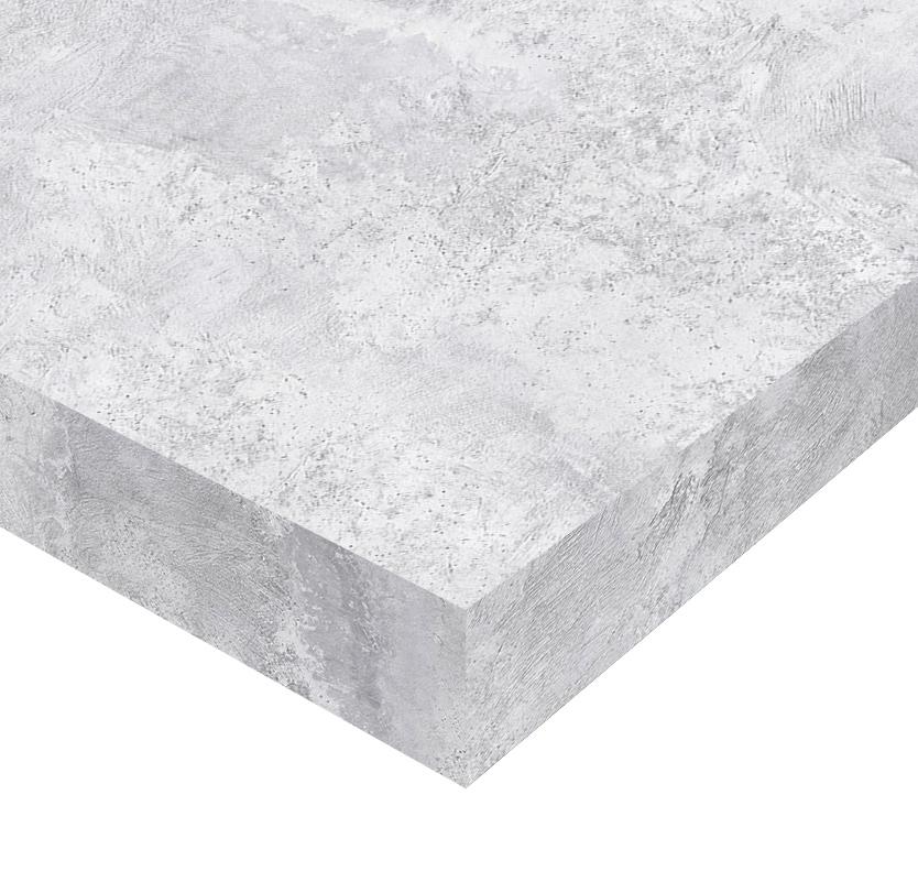 Изображение товара Кухонная столешница ЛДСП Бетон Светлый 300x60x3.8 см с матовым эффектом