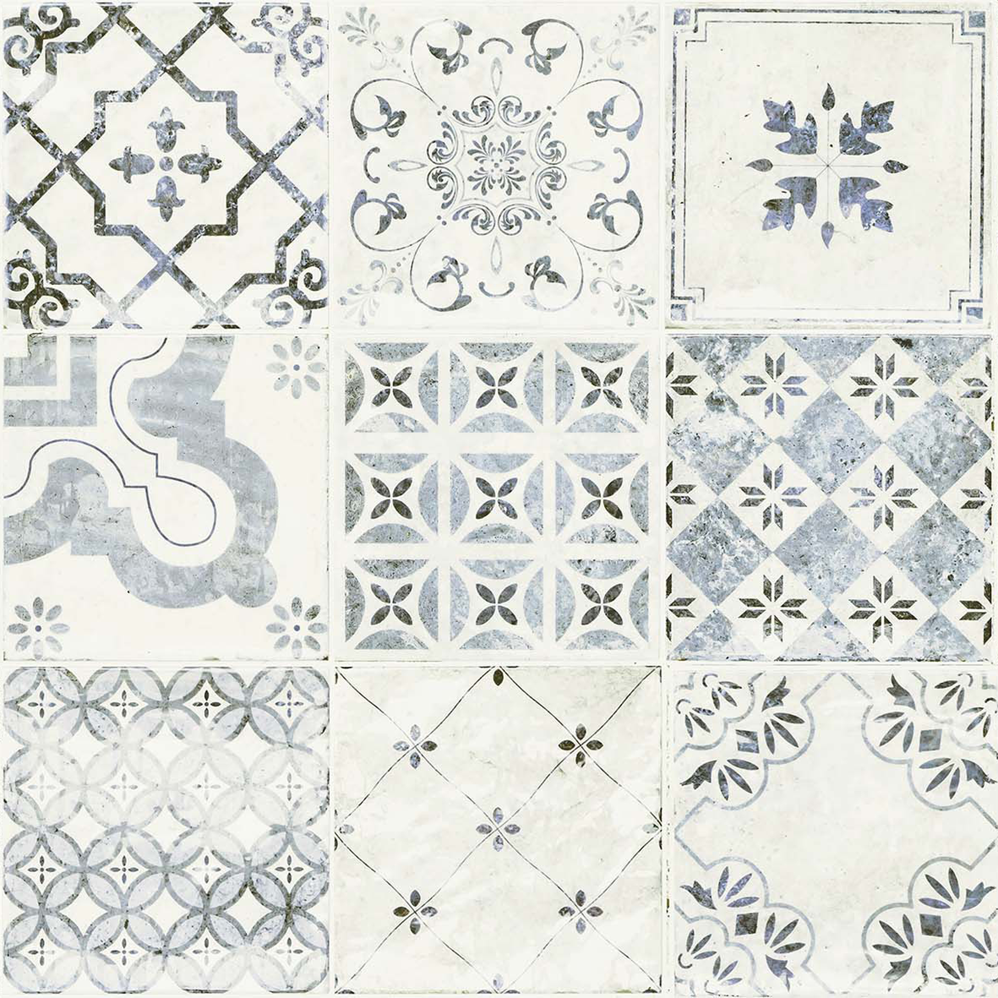 Изображение товара Стеновая панель Азулежу L008 240x0.6x60 см МДФ цвет серый