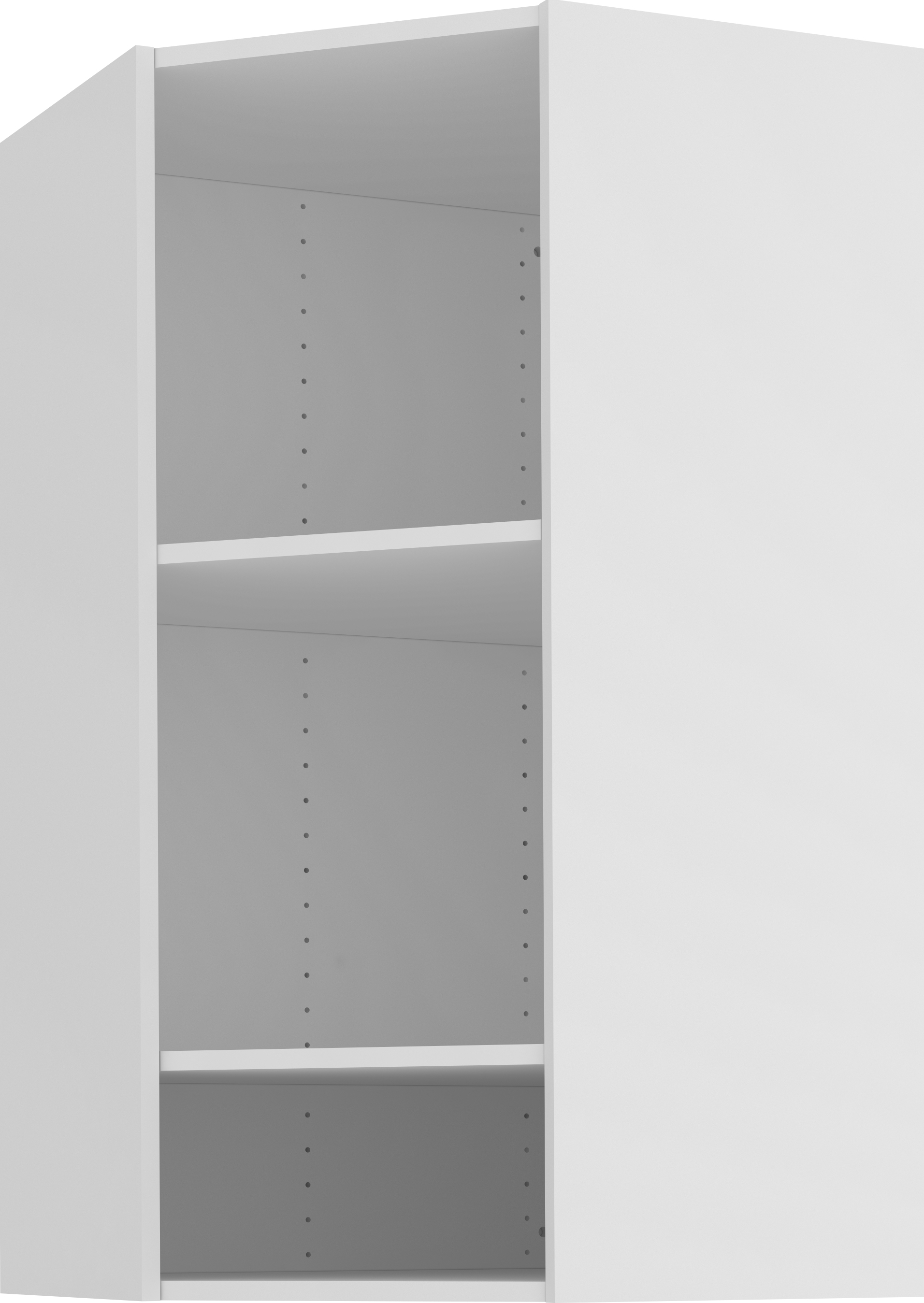 Изображение товара Каркас навесной угловой Delinia ID 60x102.4x35 см белый ЛДСП