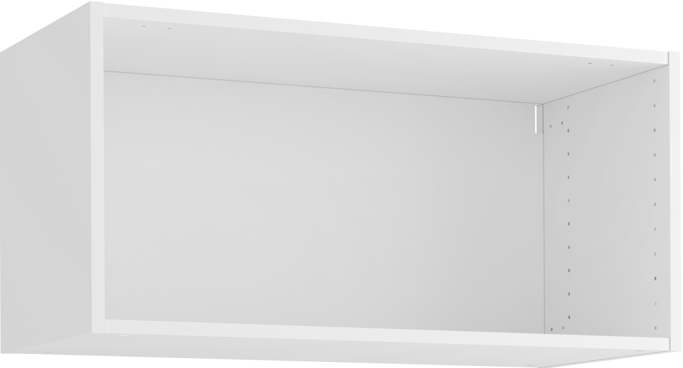 Изображение товара Кухонный навесной шкаф Konsensa 80x39x35 см белый ЛДСП с креплением