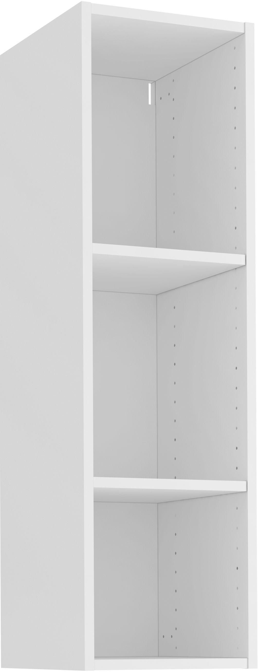 Изображение товара Кухонный навесной шкаф Konsensa 30x103x35 см белый ЛДСП сертификация FSC