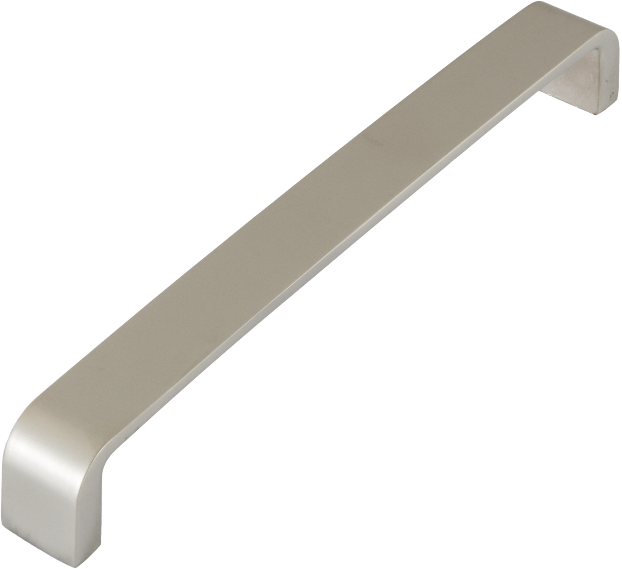 Изображение товара Мебельная ручка-скоба Softbrasket 160 мм никель современное крепление