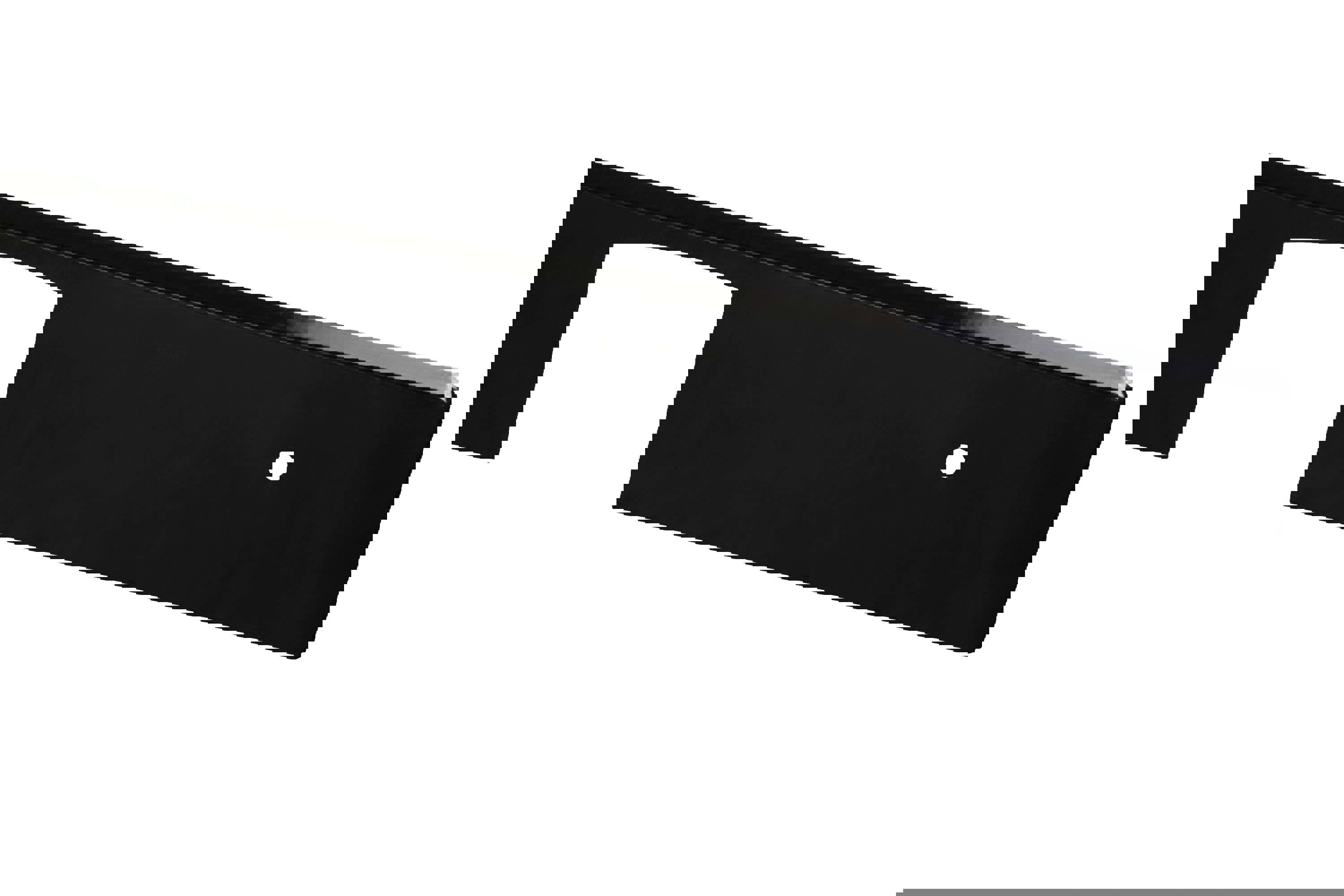 Изображение товара Угловая планка для столешницы R3 60x3.8 см черный матовый алюминий