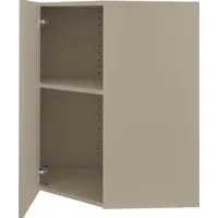 Изображение товара Каркас для навесного кухонного шкафа угловой 60x77x35 см ДСП цвет бежевый Изображение товара Каркас для навесного кухонного шкафа угловой 60x77x35 см ДСП цвет бежевый