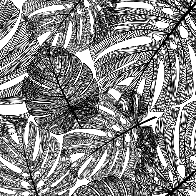 Изображение товара Стеновая панель L105 Монстера 240x0.6x60 МДФ разноцветная для кухни