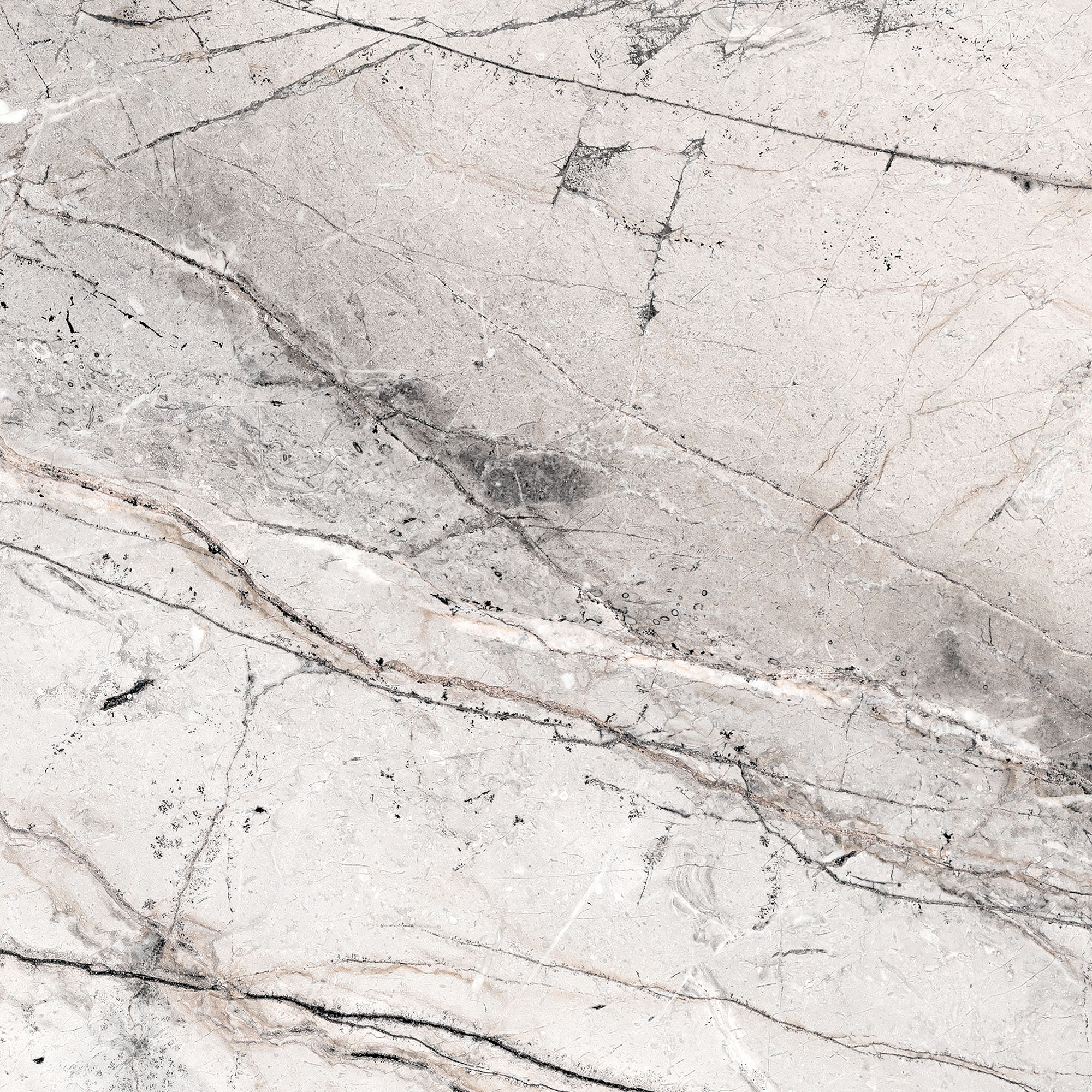 Изображение товара Столешница кухонная Мугла 240x60x1.6 см HPL-пластик цвет серо-белый