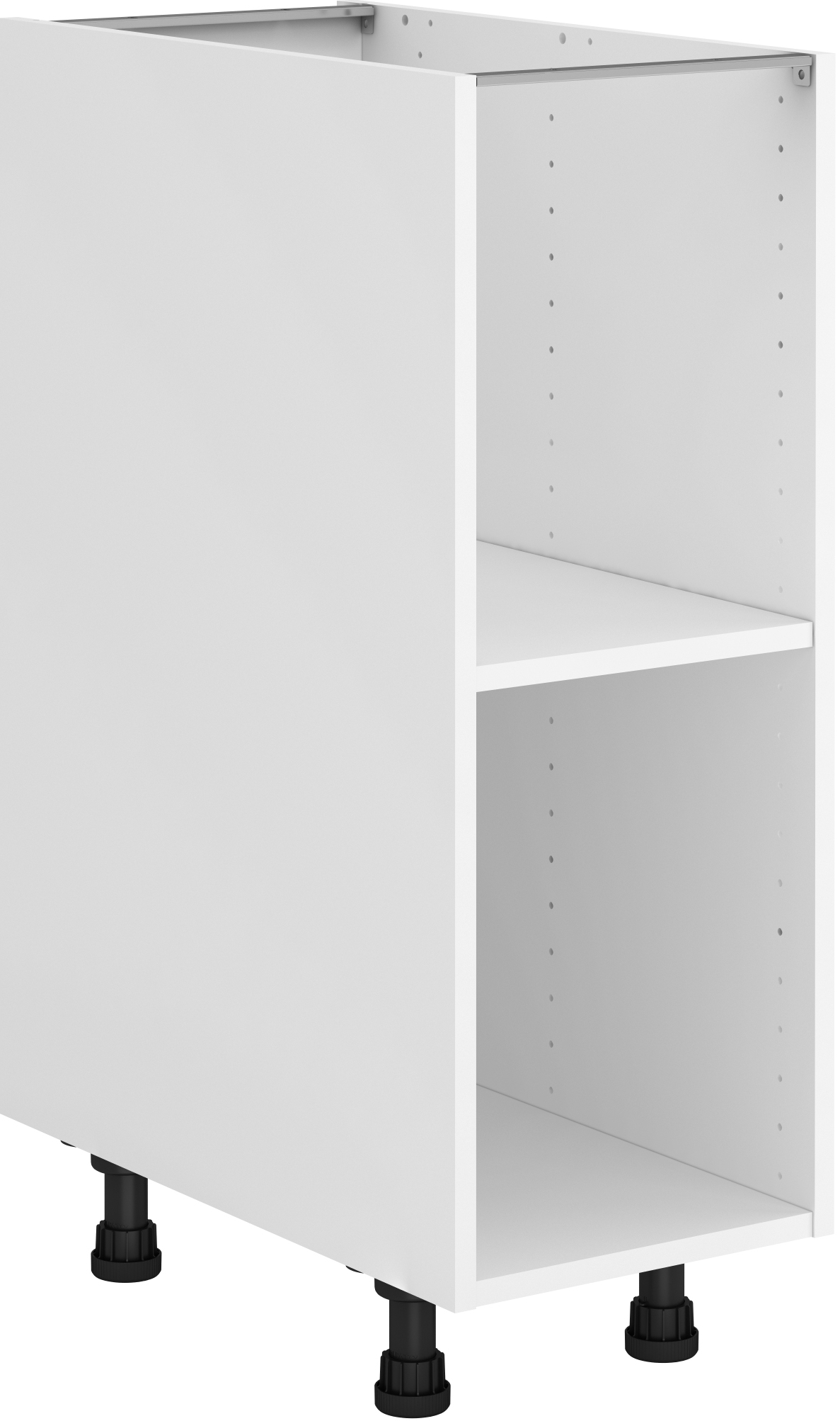 Изображение товара Кухонный шкаф напольный Konsensa 30x77x56 см белый из ЛДСП с гарантией 5 лет