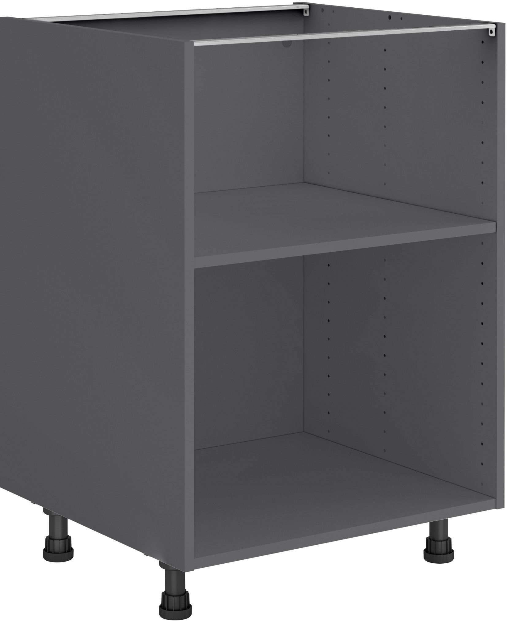 Изображение товара Каркас для напольного кухонного шкафа 60x77x56 см ДСП цвет серый